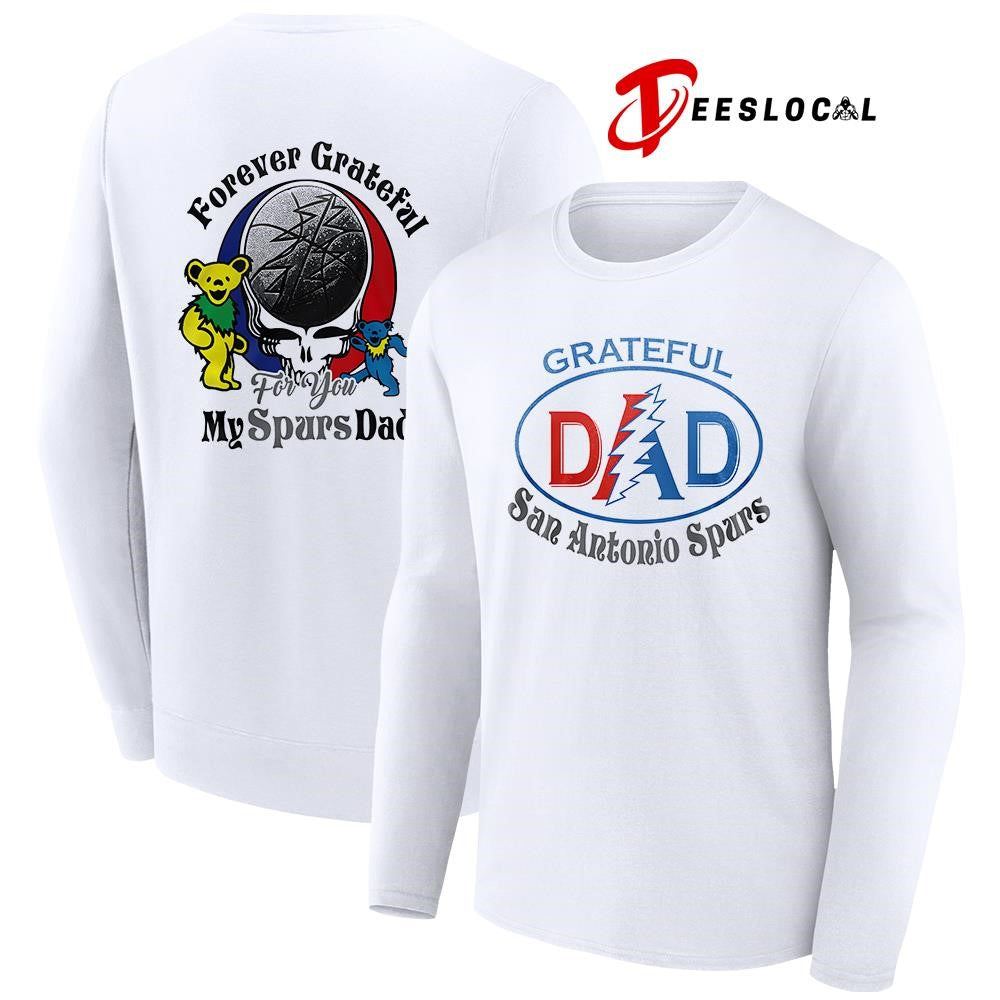 San Antonio Spurs x Grateful Dead Father Day forever Grateful logo shirt