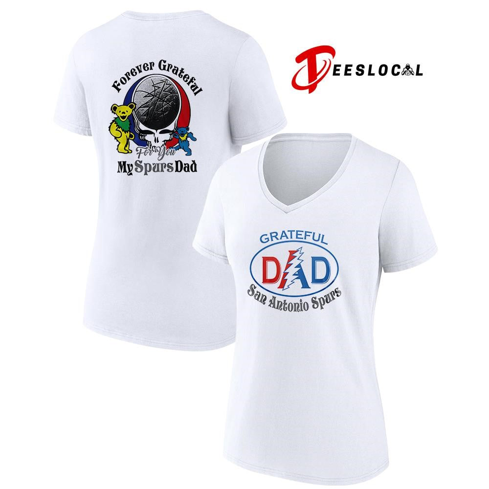 San Antonio Spurs x Grateful Dead Father Day forever Grateful logo shirt