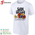 San Diego Chicken mascot logo shirt