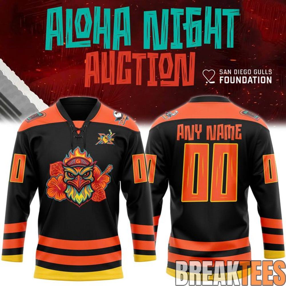 San Diego Gulls 2026 Aloha Night Hockey Jersey