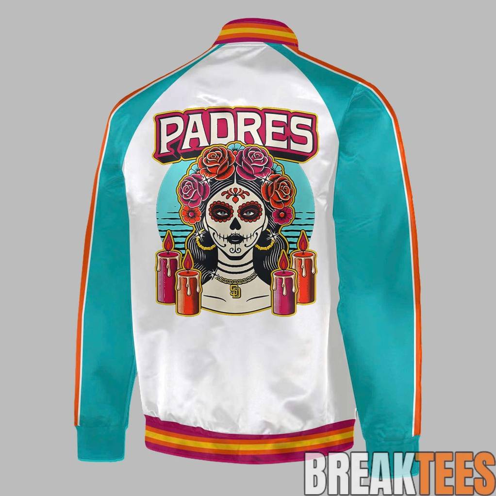 San Diego Padres 2026 Da de los Muertos Special Bomber Jacket