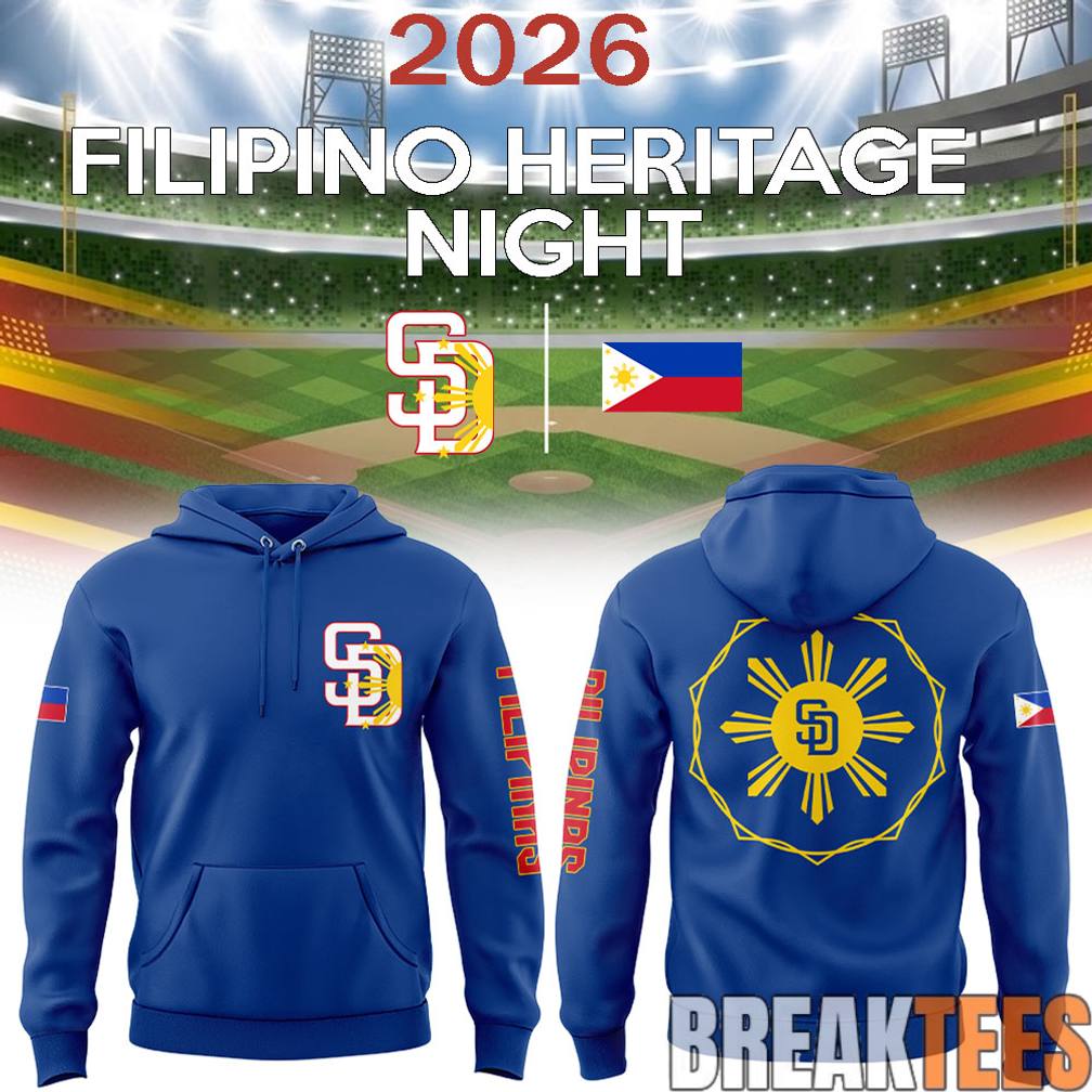 San Diego Padres Filipino Heritage Night 2026 Hoodie
