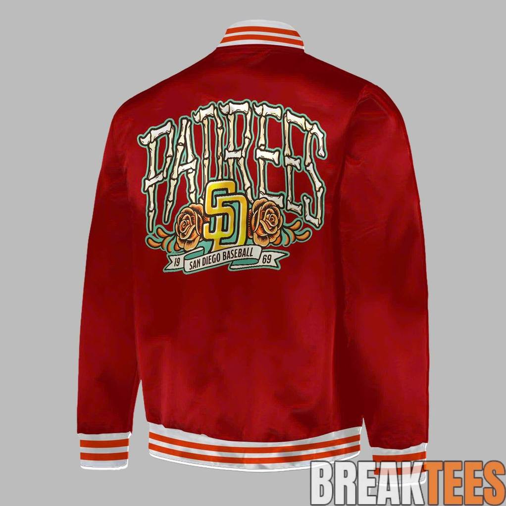 San Diego Padres Obsidian 2026 City Connect Special Bomber Jacket