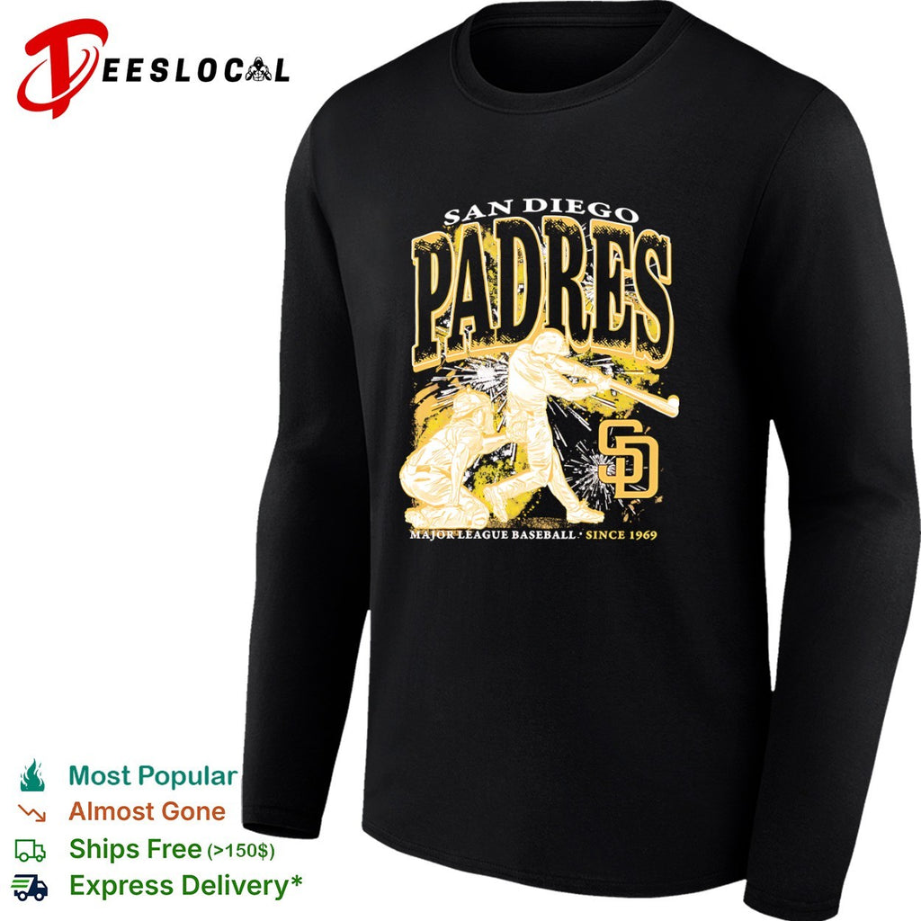San Diego Padres swinging batter Major League Baseball since 1969 shirt
