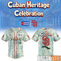San Diego Padres x Cuba Heritage Night 2026 Celebration Baseball Jersey