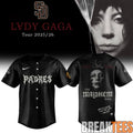 San Diego Padres x Lady Gaga’s’The ‘MAYHEM’ Ball Baseball Jersey