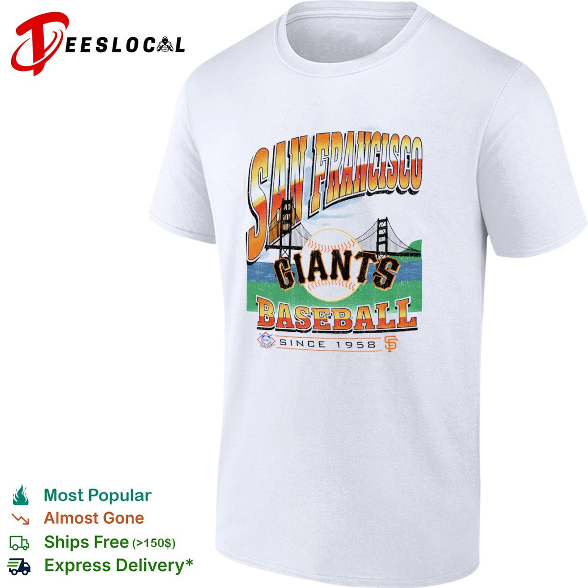 San Francisco Giants Baseball Since 1958 Golden Gate Bridge MLB shirt