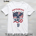 San Francisco Giants Celebrating America’s 250th Anniversary Custom Baseball Jersey T Shirt