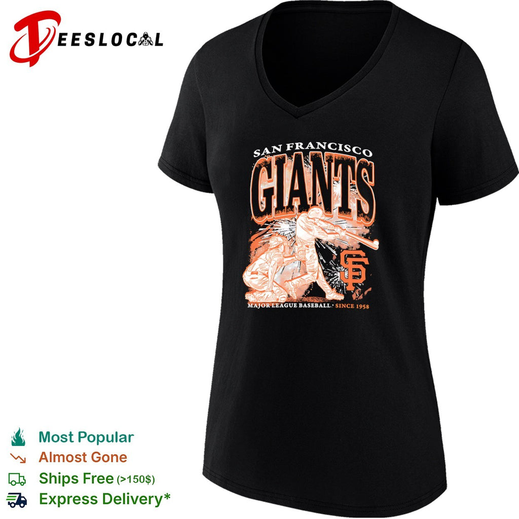 San Francisco Giants swinging batter Major League Baseball since 1958 shirt