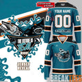 San Jose Barracuda The Future Is Teal Night Hockey Jersey