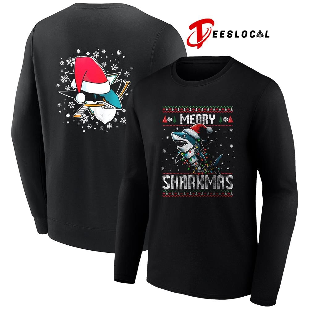 San Jose Sharks Merry Christmas Sharkmas logo shirt