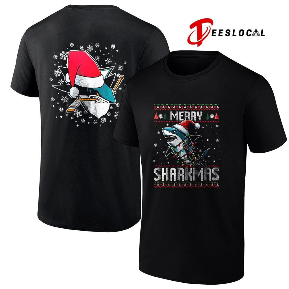 San Jose Sharks Merry Christmas Sharkmas logo shirt