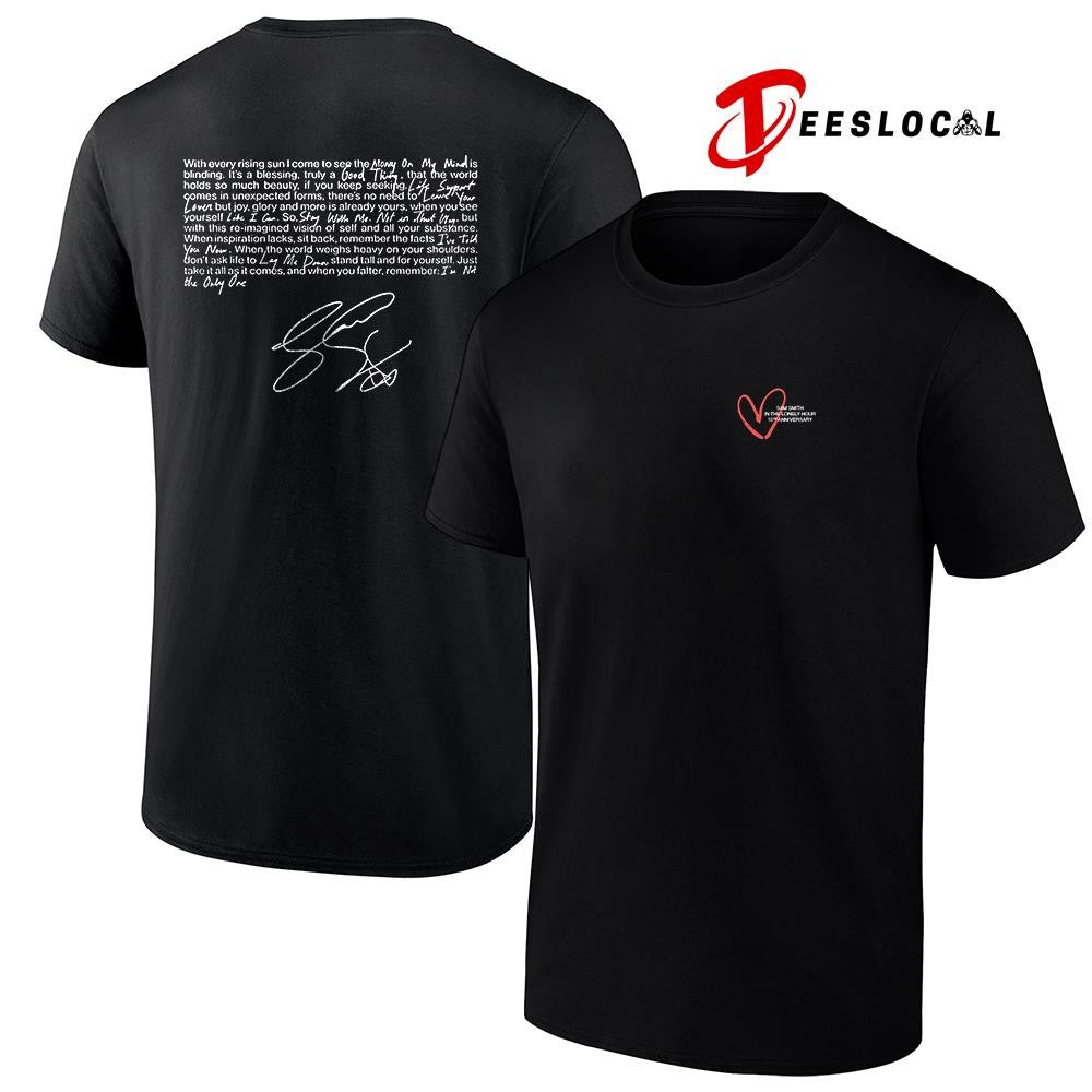San Smith I’m Back tour in the lonely hour 10th Anniversary signature shirt
