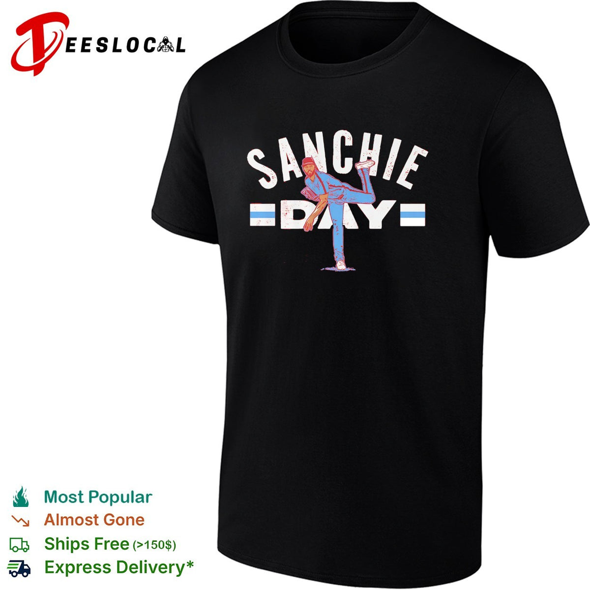 Sanchie Day Chicago Cubs Sanchez pitcher baseball shirt