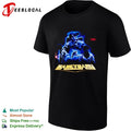 Sanctuary sci-fi space warriors armor battle dark graphic shirt