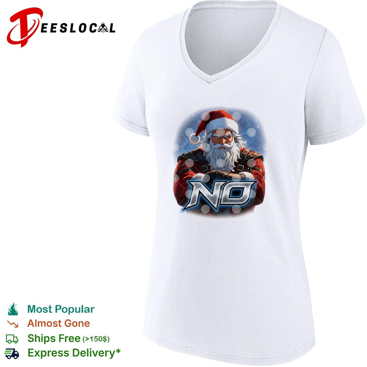 Santa Claus no for the holiday christmas season shirt