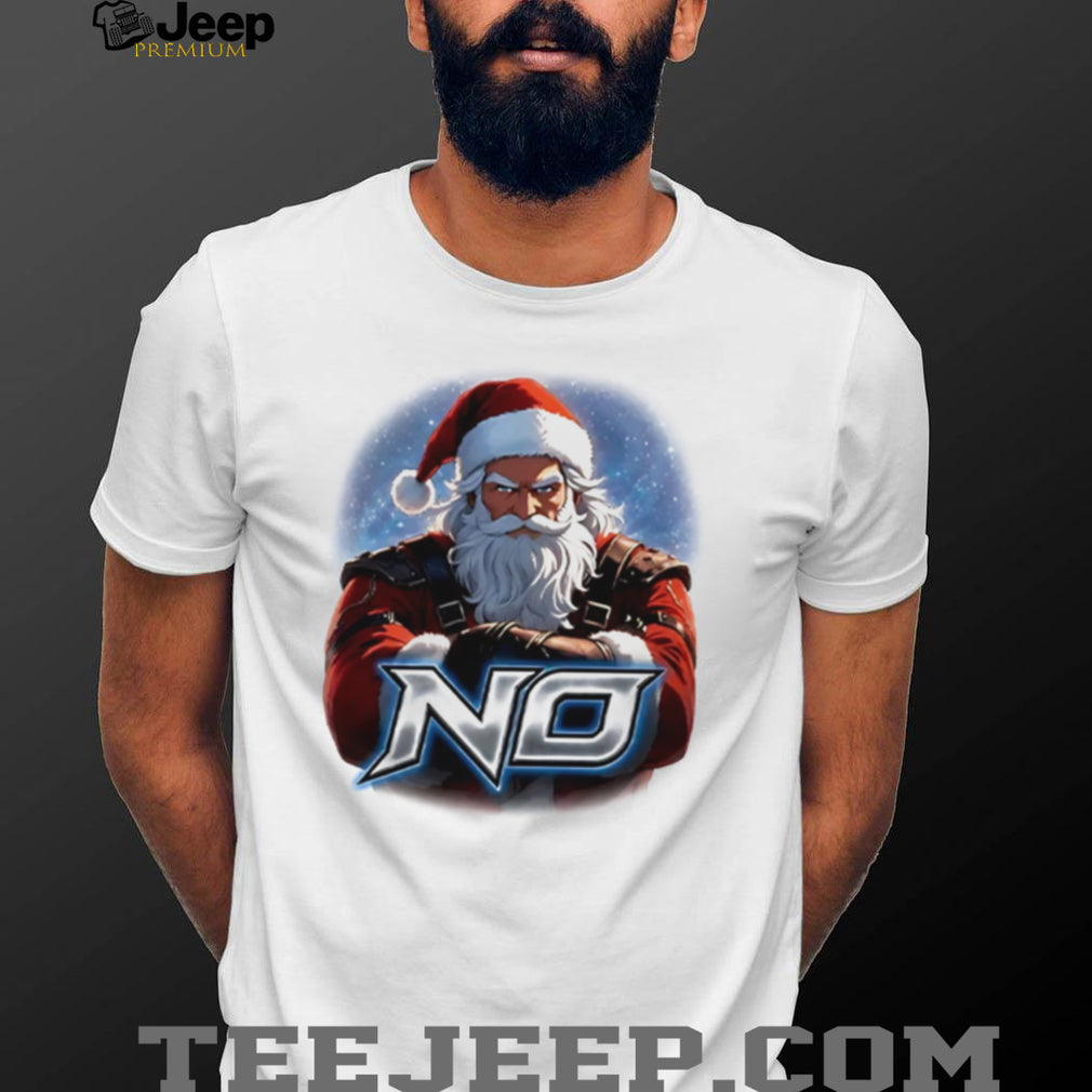 Santa Says No graphic shirt