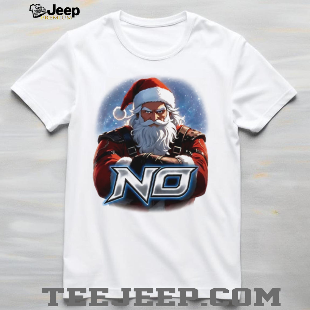Santa Says No graphic shirt