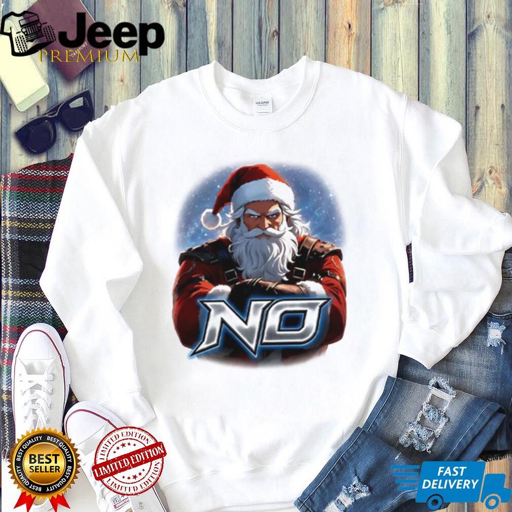 Santa Says No graphic shirt