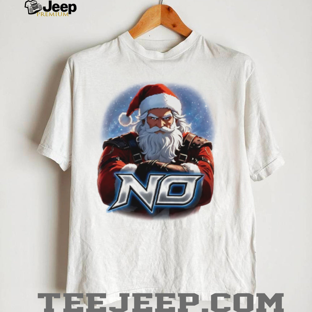 Santa Says No graphic shirt