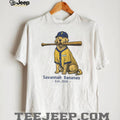 Savannah Bananas Baseball Golden Retriever Dog with Bat T Shirt