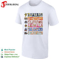 Savannah Bananas Firefighters Clowns Animals Tailgaters Coconuts team list shirt