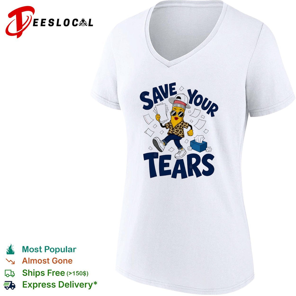 Save your tears pencil character shirt