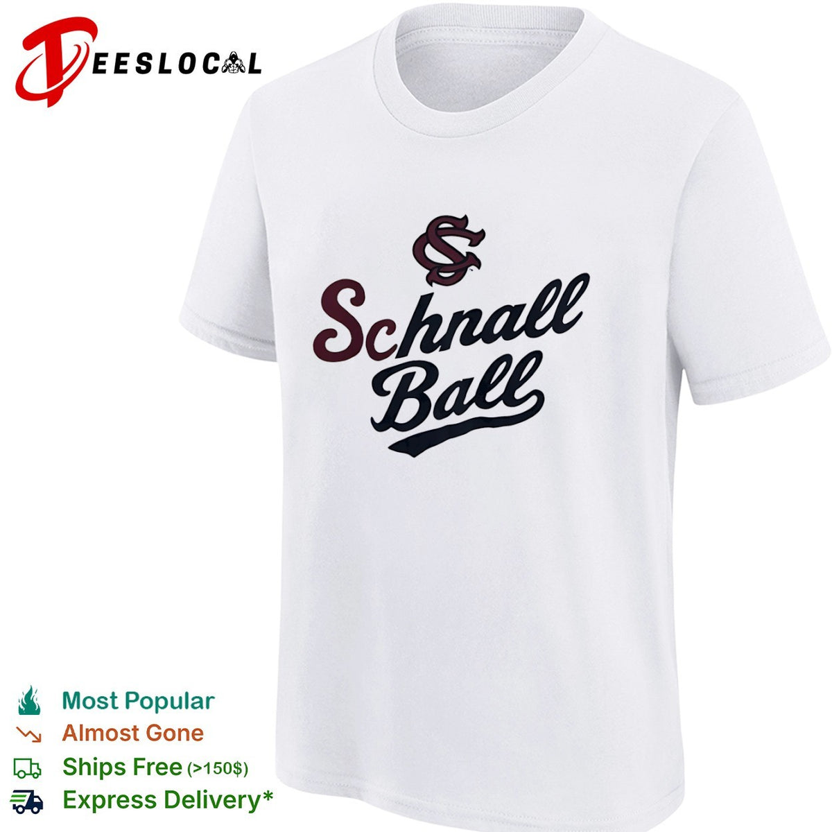 Schnall Ball South Carolina Gamecocks logo shirt