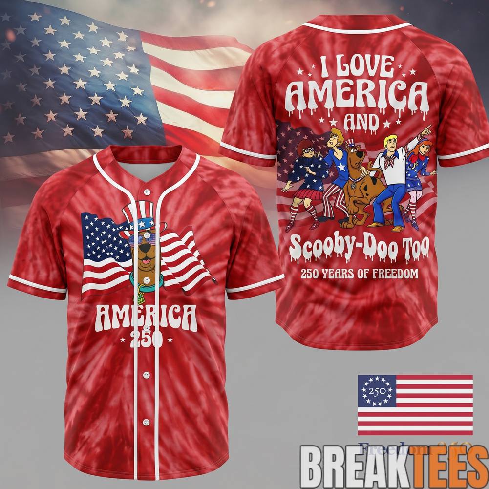 Scooby-Doo x America 250 Years of Freedom Baseball Jersey