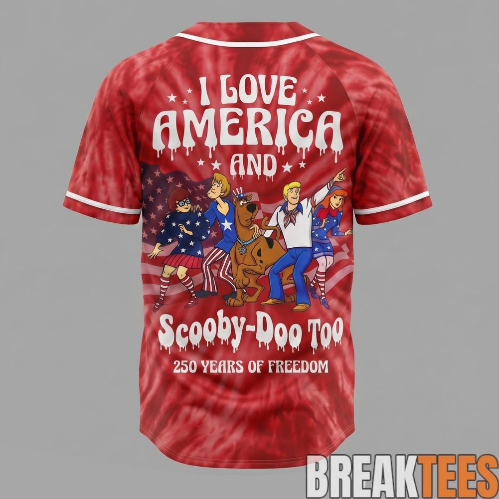 Scooby-Doo x America 250 Years of Freedom Baseball Jersey