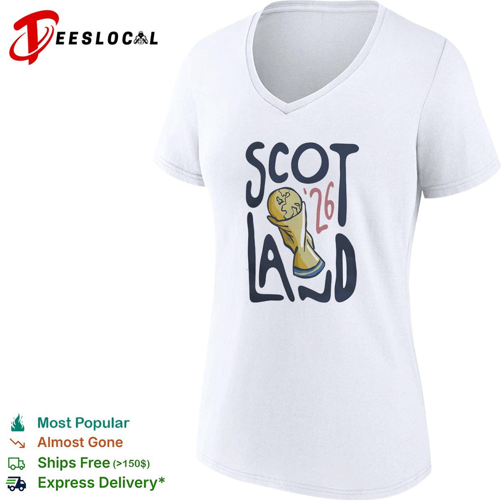 Scotland 2026 gold trophy shirt