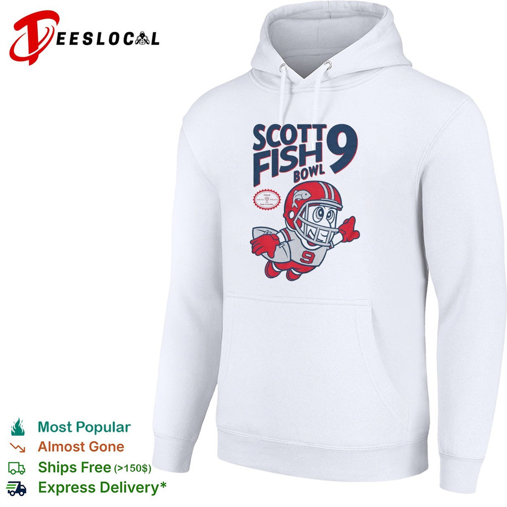 Scott Fish Bowl 9 Mascot Football League Sports Fantasy shirt