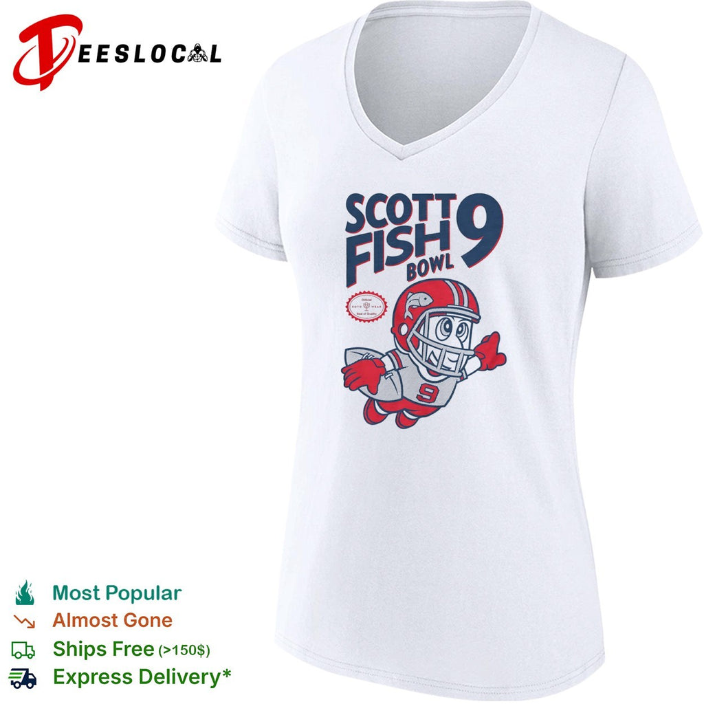 Scott Fish Bowl 9 Mascot Football League Sports Fantasy shirt