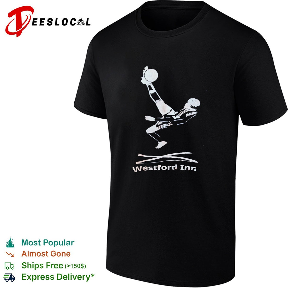Scott McTominay bicycle kick Westford Inn shirt