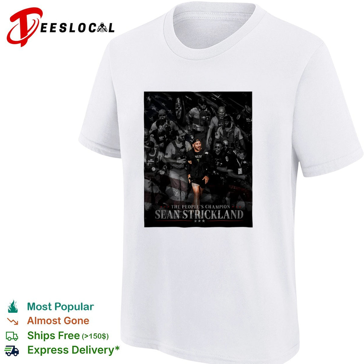 Sean Strickland UFC The Peoples Champion Strickland shirt