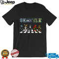 Seattle City Sports Mascots Abbey Road Kraken Mariners Seahawks Sonics T Shirt