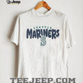 Seattle Mariners Cream Vintage Logo Fleece T shirt