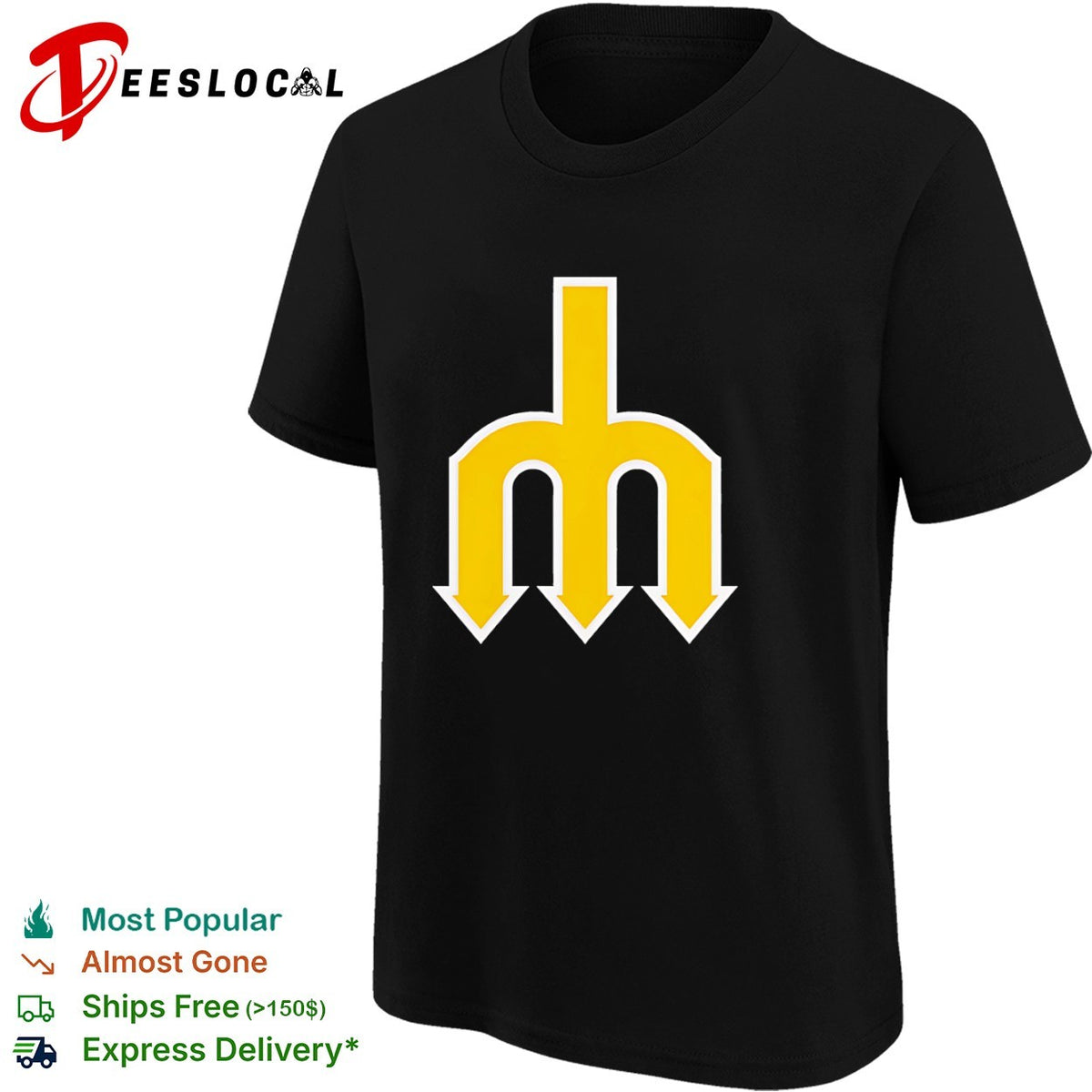 Seattle Mariners MLB Logo Trident shirt