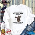 Senior Archery Hunter Never Underestimate Old Man Shirt
