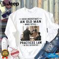 Senior Man Lawyer Seventies Courtroom Attorney Gift Shirt
