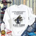 Senior Woman Piano Player Never Underestimate Music Shirt