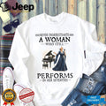Senior Woman Singer Performs In Her Seventies Musician Shirt