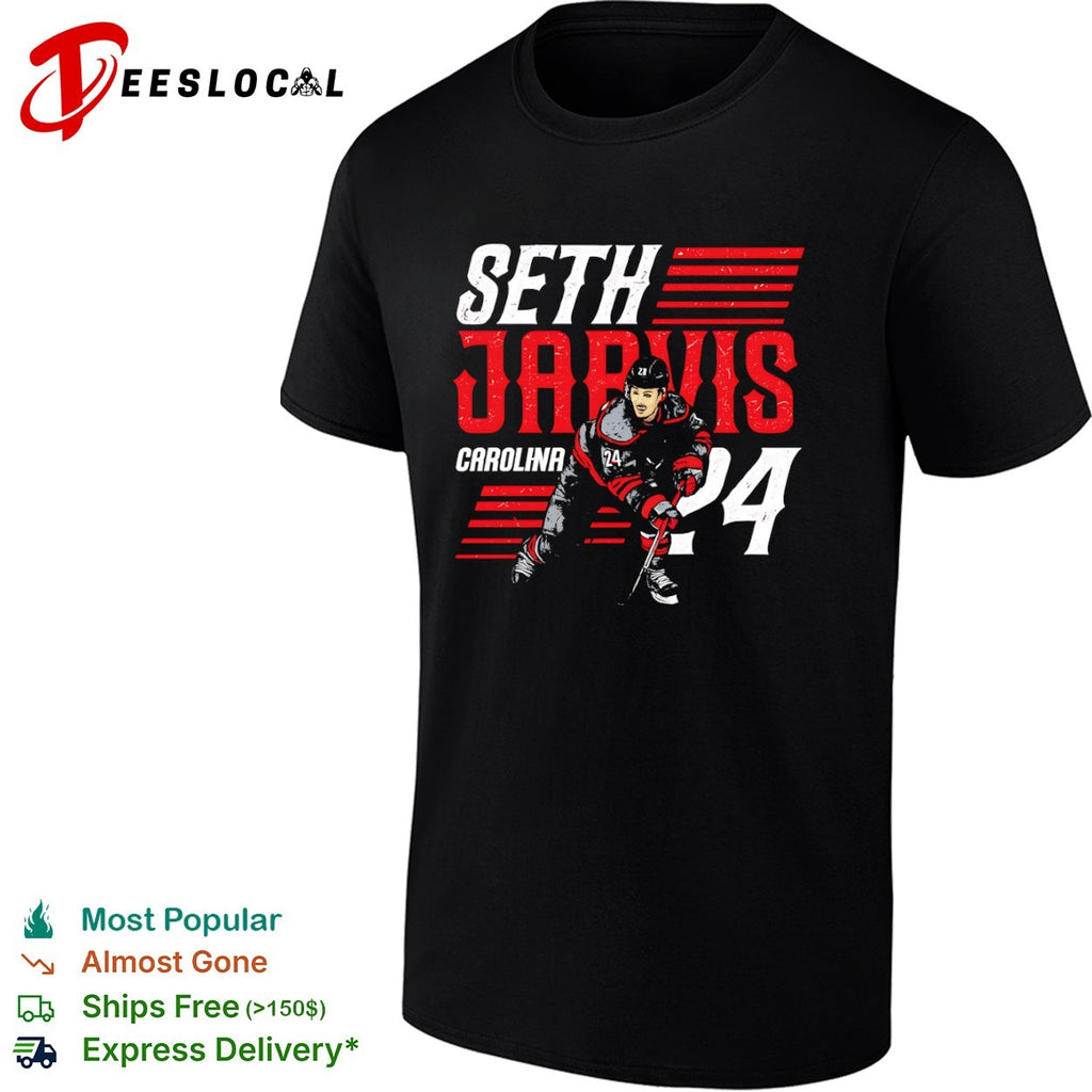 Seth Jarvis Carolina Hurricanes NHL Hockey Player shirt