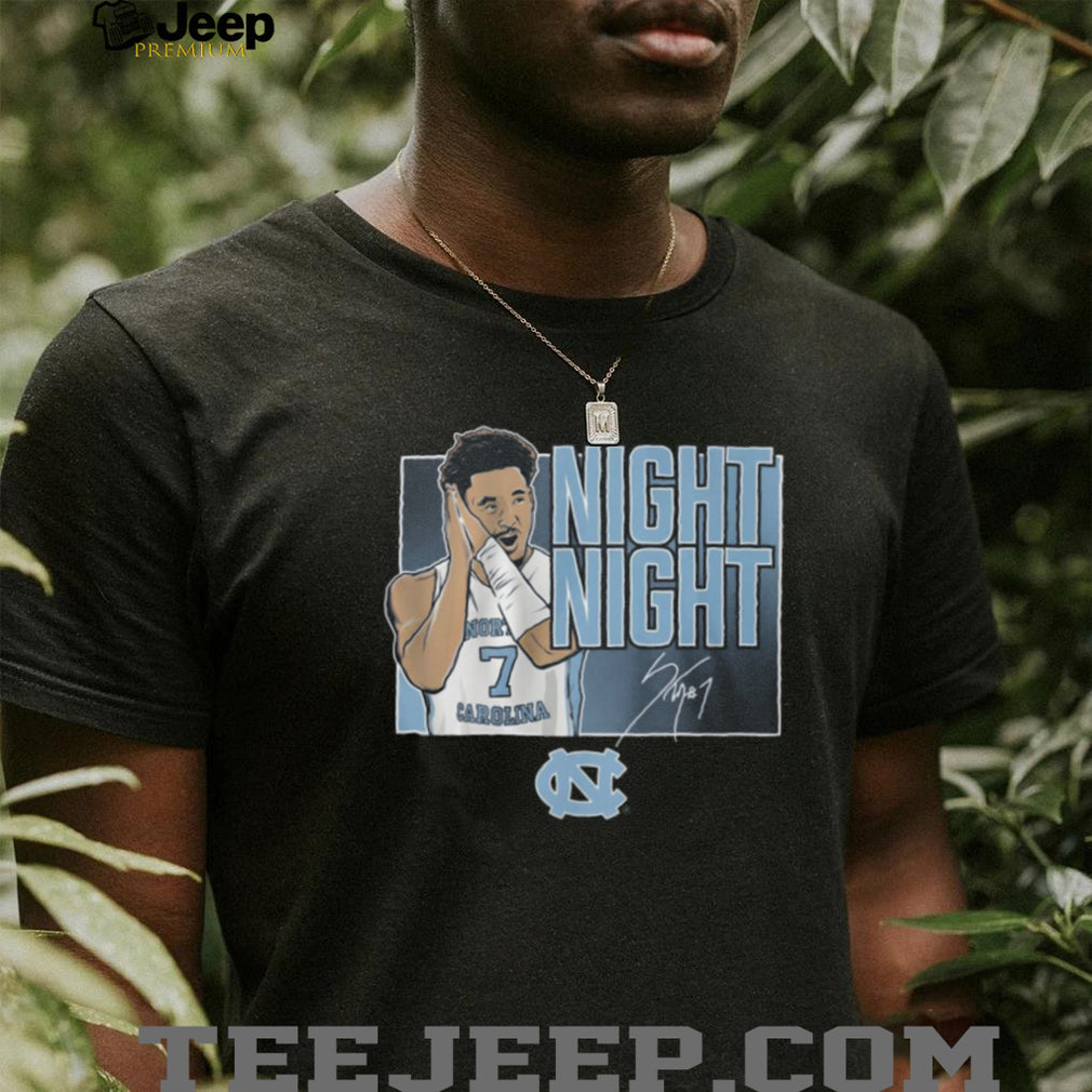 Seth Trimble Night Night North Carolina Tar Heels Basketball T Shirt