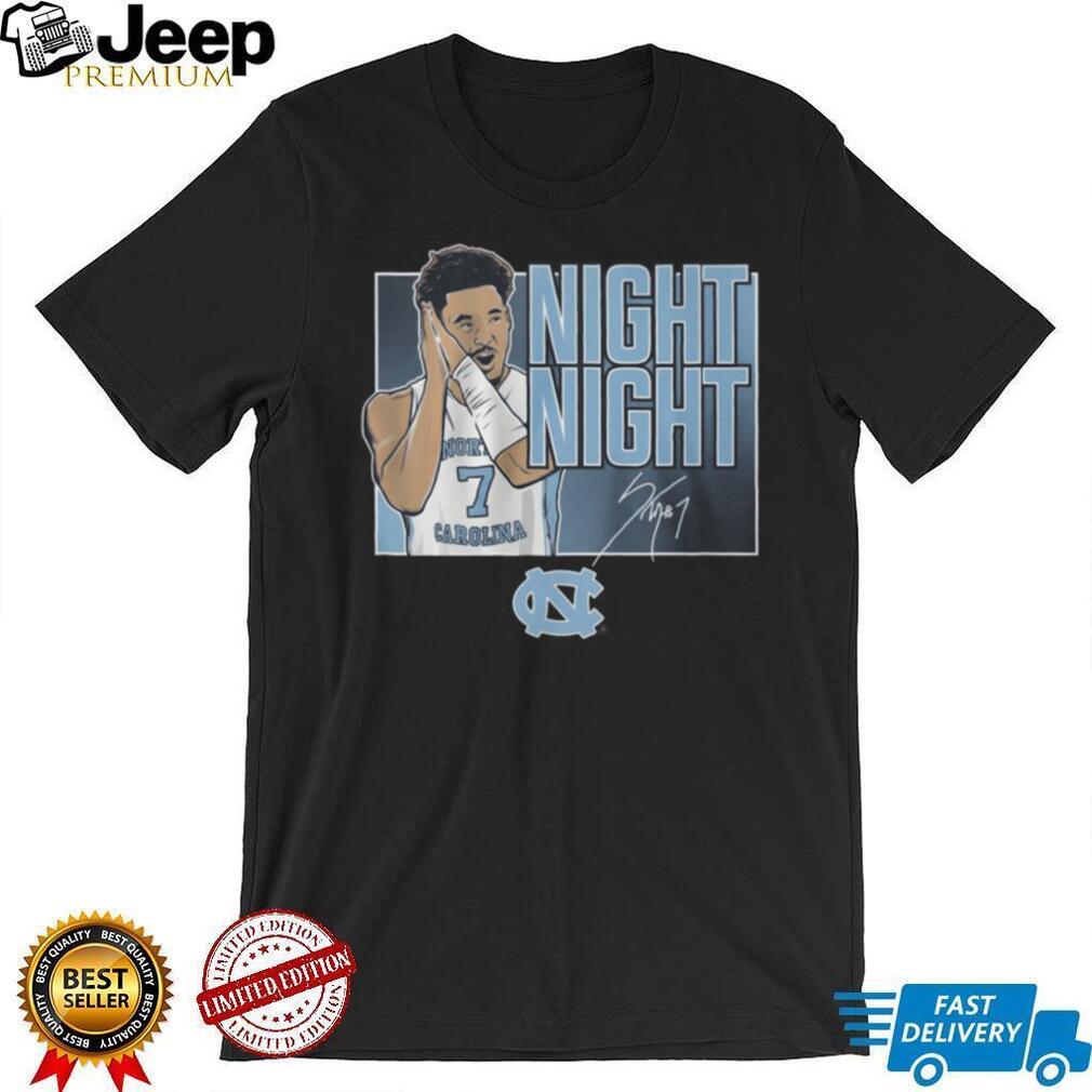 Seth Trimble Night Night North Carolina Tar Heels Basketball T Shirt