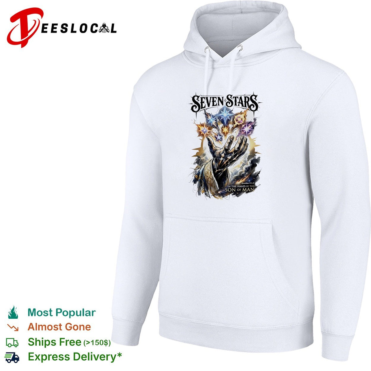Seven stars in the hand of the son of man shirt