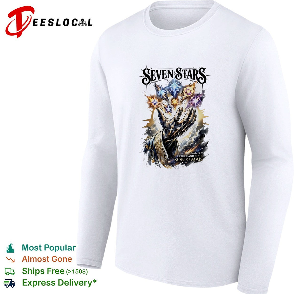 Seven stars in the hand of the son of man shirt