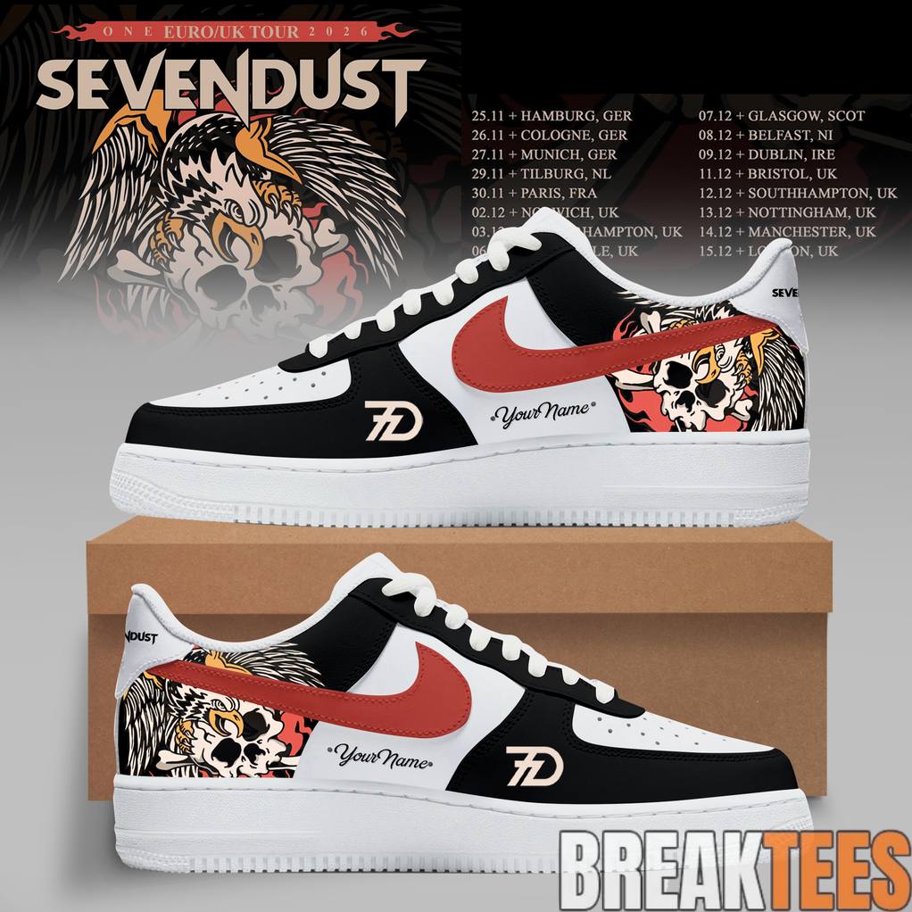 Sevendust 2026 Europe UK Tour Limited AF1 Shoes