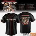 Sevendust 2026 Europe UK Tour Special Baseball Jersey
