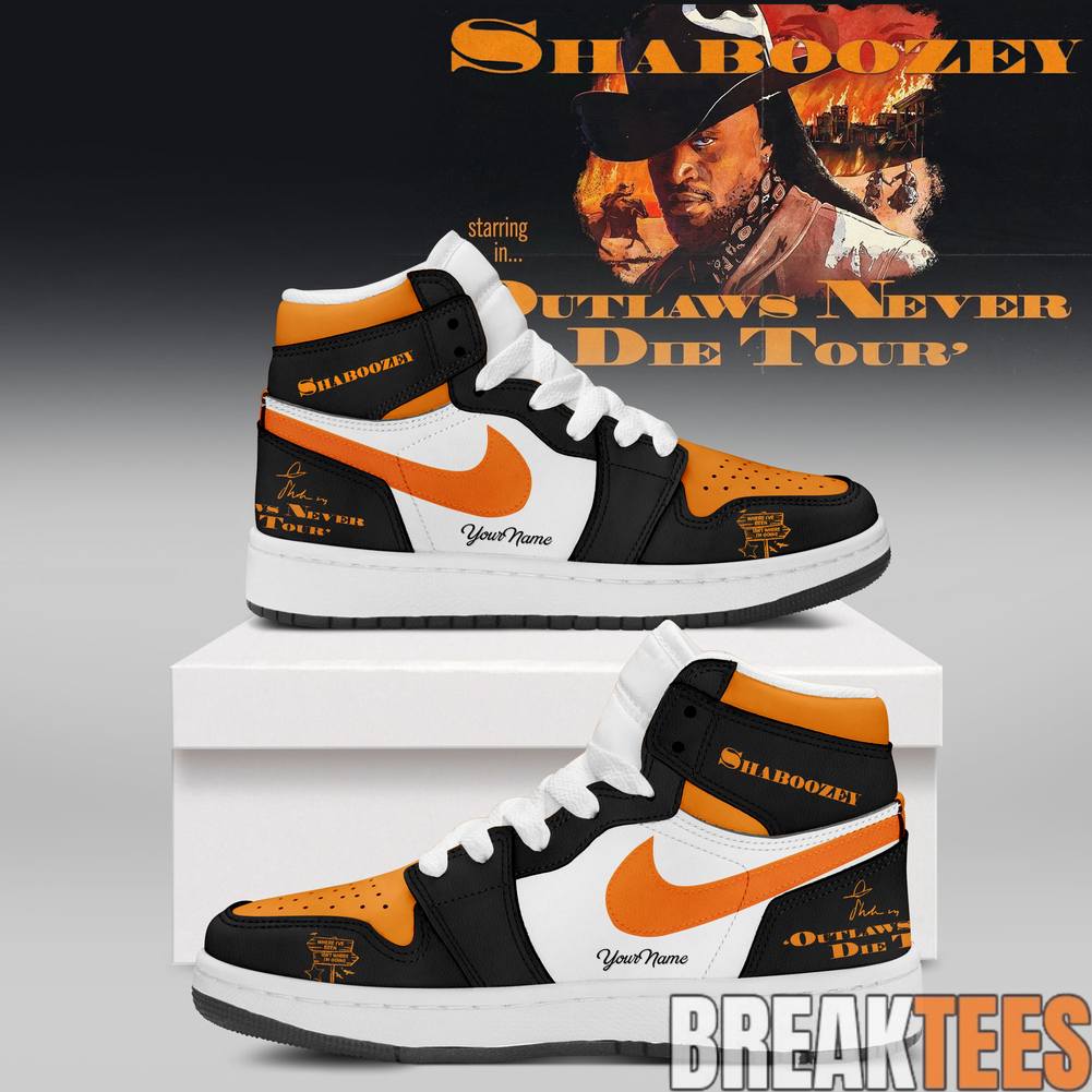 Shaboozey The Outlaws Never Die Tour 2026 Custom AJ1 Shoes